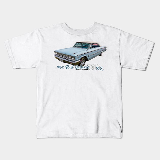 1963 Ford Galaxie 500 XL Hardtop Coupe Kids T-Shirt by Gestalt Imagery